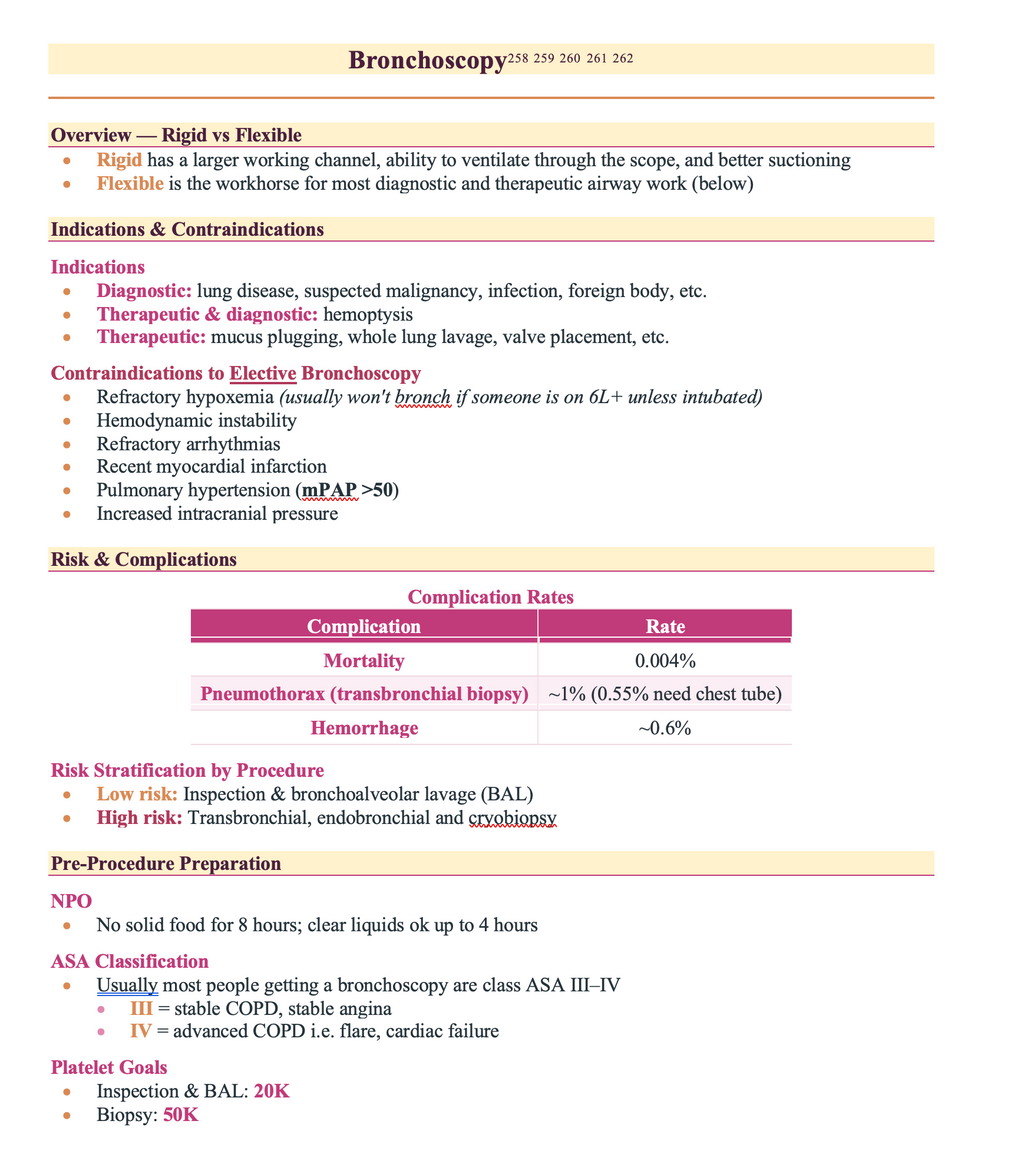 THICCU Pulmonary Consults Notes