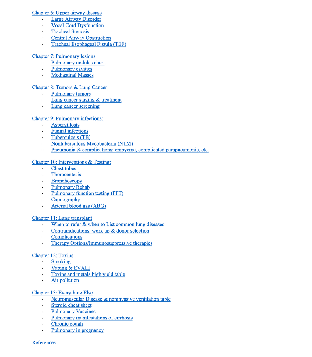 THICCU Pulmonary Consults Notes